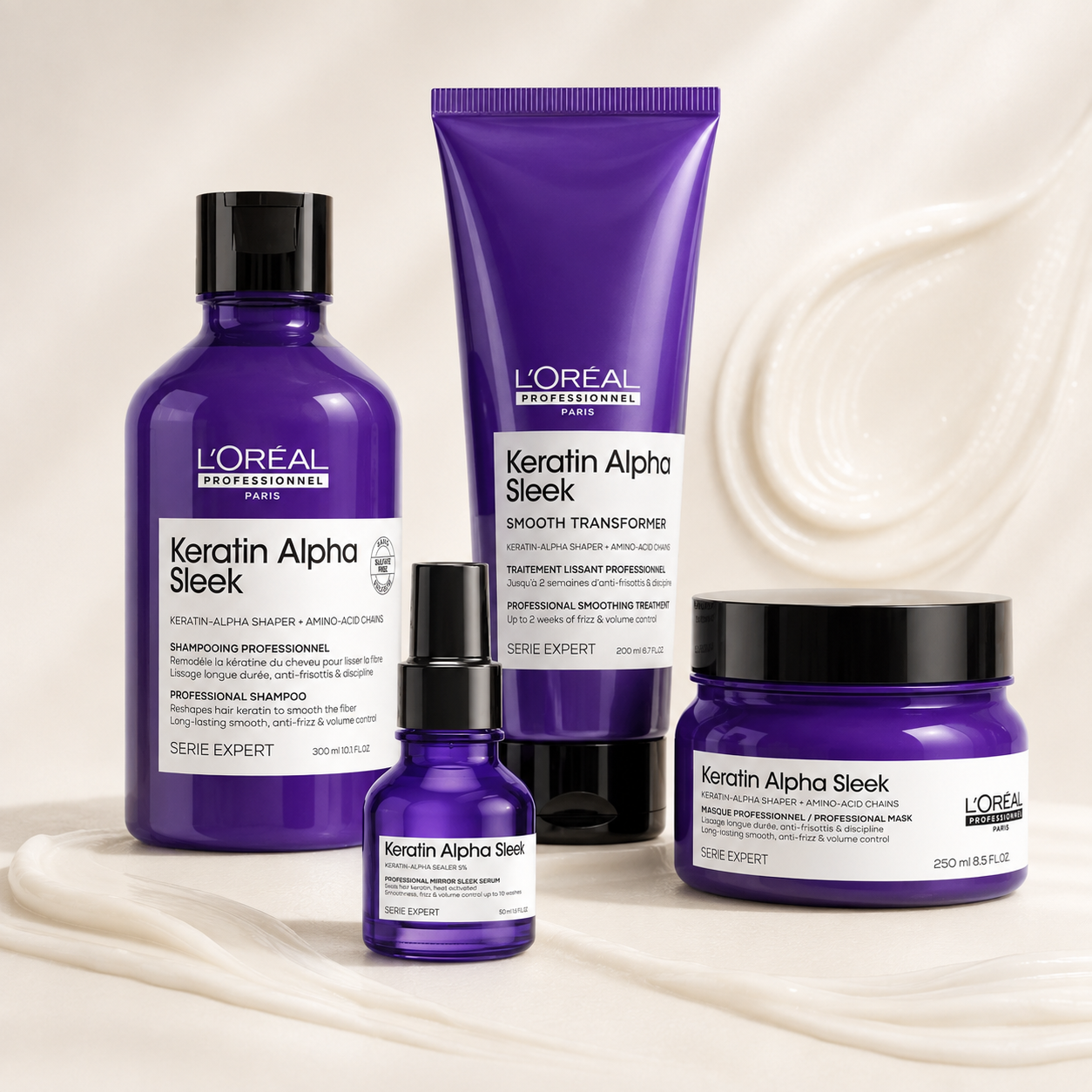 Keratin Alpha Sleek Routine Complète