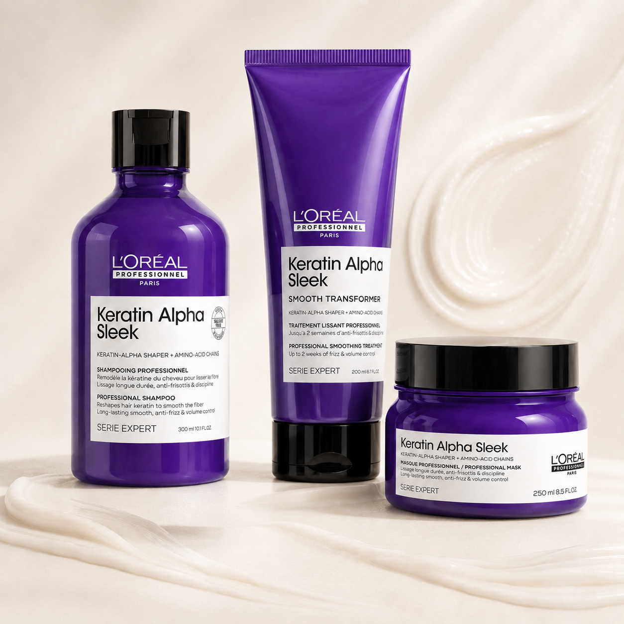 Keratin Alpha Sleek Routine