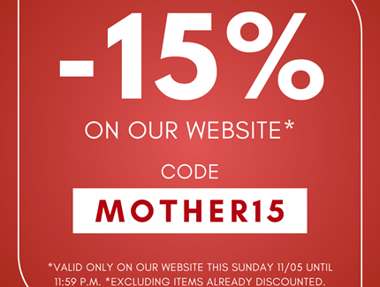 -15% korting op de hele website met de code MOTHER15 ❤️